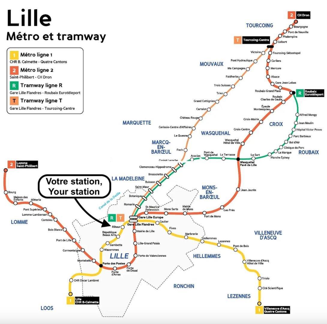 Vieux Lille Triplex De 100 M2 Apartamento Exterior foto